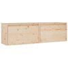 vidaXL N&aacute;stěnn&eacute; skř&iacute;ňky 2 ks 60 x 30 x 35 cm masivn&iacute; borov&eacute; dřevo