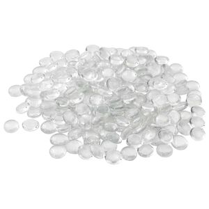 vidaXL Skleněn&yacute; nugget 17-19 mm Transparentn&iacute; Sklo