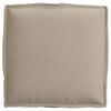 vidaXL Polštář 4 pcs Taupe 40 x 40 x 8 cm Oxford látka