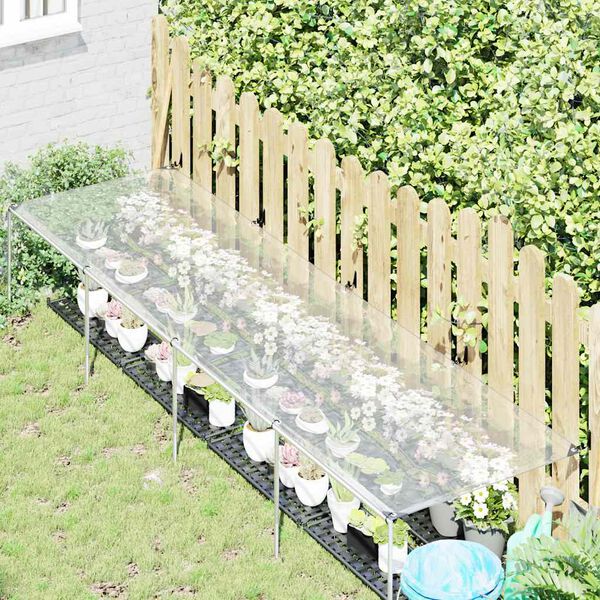 vidaXL Kryt na rostliny s oky 1x4 m Polyethylen