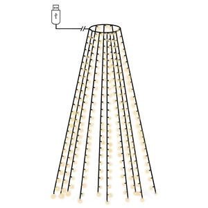vidaXL Světeln&aacute; s&iacute;ť na v&aacute;nočn&iacute; stromek s 250 LED diodami 250 cm
