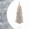 vidaXL &Scaron;t&iacute;hl&yacute; uměl&yacute; v&aacute;nočn&iacute; stromek s v&aacute;nočn&iacute;mi koulemi 150 cm 150 LED