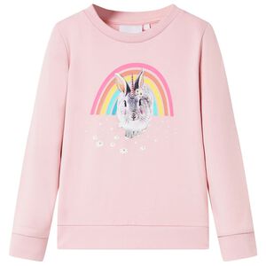 Dětsk&aacute; mikina světle růžov&aacute; 92