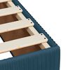 vidaXL Box spring postel s matrac&iacute; tmavě modr&aacute; 200x200 cm samet