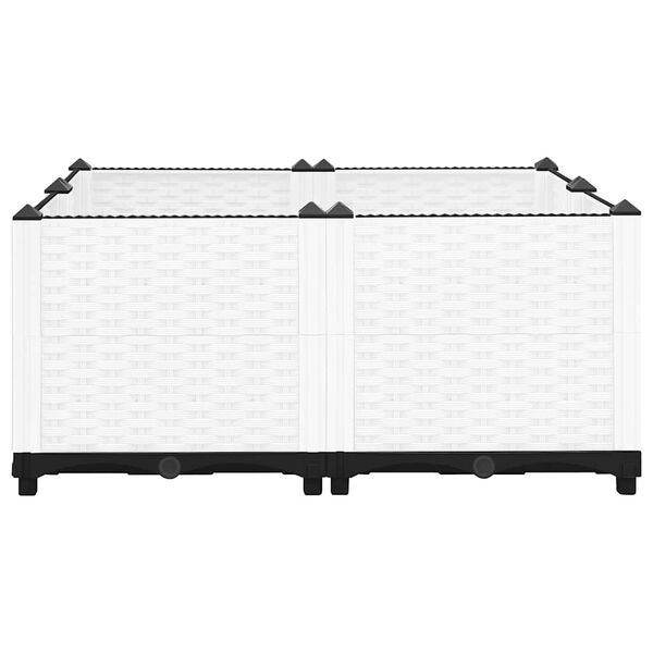 vidaXL Vyv&yacute;&scaron;en&yacute; z&aacute;hon 80 x 80 x 38 cm polypropylen