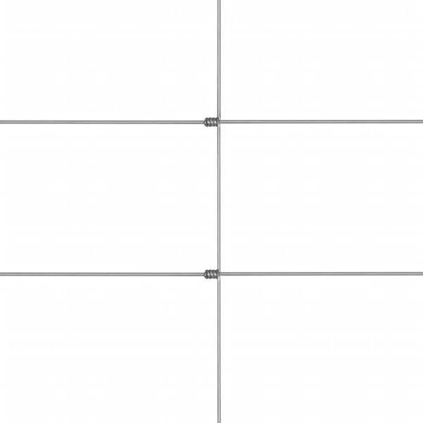 vidaXL Zahradn&iacute; plot pozinkovan&aacute; ocel 50 m 80 cm