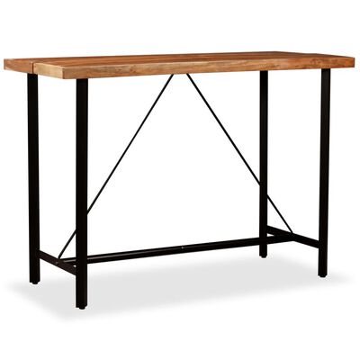 vidaXL Barový stůl masivní akáciové dřevo 150 x 70 x 107 cm