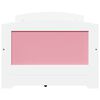 vidaXL Válenda se 5 zásuvkami bez matrace bílá a růžová IRUN 90x200 cm
