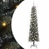 vidaXL Uměl&yacute; v&aacute;nočn&iacute; stromeček Zelen&aacute; 210 cm PVC, plast a ocel