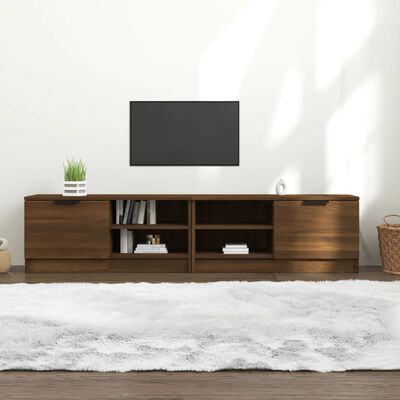 vidaXL TV skříňky 2 ks hnědý dub 80 x 35 x 36,5 cm kompozitní dřevo