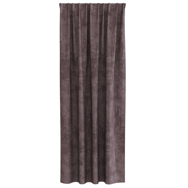vidaXL Sametov&eacute; z&aacute;věsy se z&aacute;clonami 2 pcs Hněd&aacute; 245 x 140 cm samet