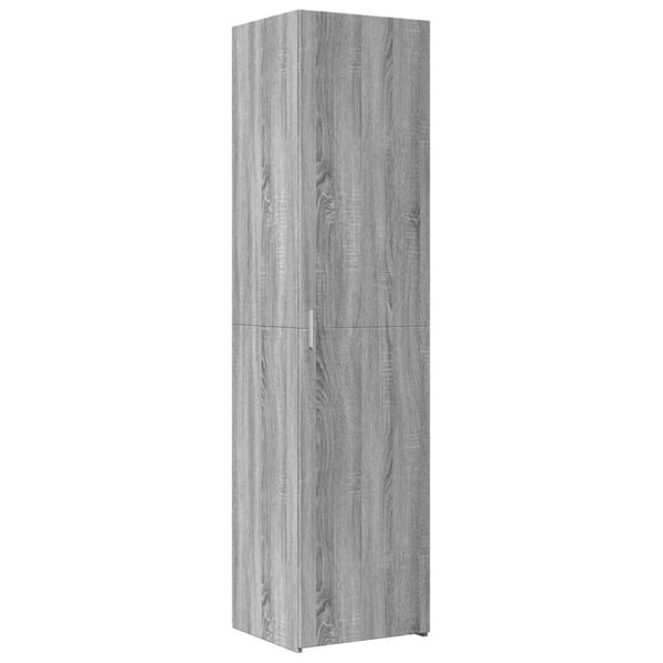 vidaXL Skř&iacute;ň highboard &scaron;ed&aacute; sonoma 45 x 42,5 x 185 cm kompozitn&iacute; dřevo