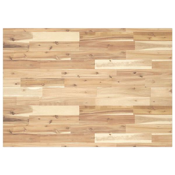 vidaXL Deska psac&iacute;ho stolu neo&scaron;etřen&aacute; 80 x 70 x 2 cm masivn&iacute; ak&aacute;cie