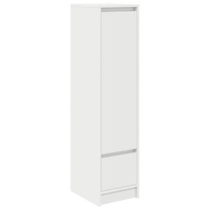 vidaXL Highboard White 29,5x34x119,5 cm Dřevěn&aacute; konstrukce
