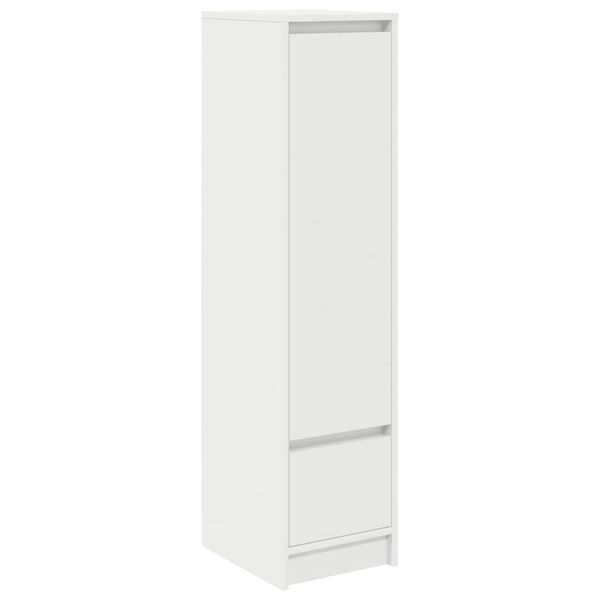 vidaXL Highboard White 29,5x34x119,5 cm Dřevěn&aacute; konstrukce