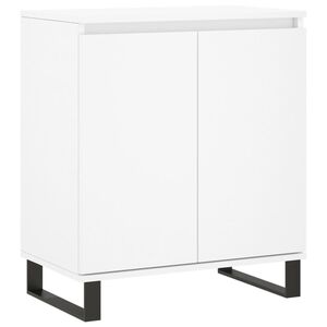 vidaXL Př&iacute;born&iacute;k b&iacute;l&yacute; 60 x 35 x 70 cm kompozitn&iacute; dřevo