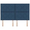 vidaXL Čelo postele Modr&aacute; 160 cm textil