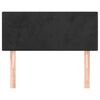 vidaXL Čelo postele čern&eacute; 90x5x78/88 cm samet
