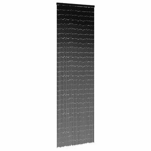 vidaXL Dveřn&iacute; z&aacute;věs proti hmyzu pro obytn&yacute; vůz, tmavě &scaron;ed&aacute;, bambus, 56x185 cm