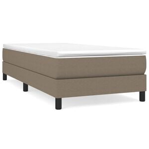 vidaXL R&aacute;m postele s boxspringem taupe 90x190 cm textil