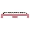 vidaXL Válenda s přistýlkou růžová 100 x 200 cm samet