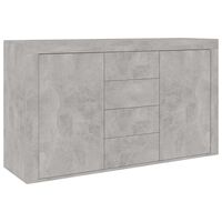 vidaXL Příborník betonově šedý 120 x 36 x 69 cm dřevotříska
