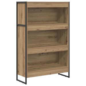 vidaXL Knihovna 80 x 30 x 121 cm Kompozitn&iacute; dřevo Uměleck&yacute; dub