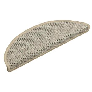 vidaXL Samolepic&iacute; n&aacute;&scaron;lapy na schody sisal 15ks 56x17x3cm světle zelen&eacute;