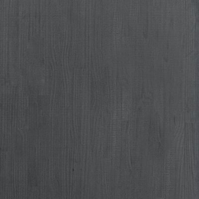 vidaXL Vysoký regál šedý 80 x 30 x 210 cm masivní borové dřevo