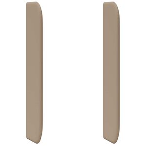 vidaXL U&scaron;i čela postele Hněd&aacute; 80 x 16 x 4 cm PVC