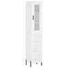vidaXL Skř&iacute;ň highboard b&iacute;l&aacute; 34,5 x 34 x 180 cm kompozitn&iacute; dřevo