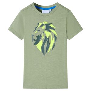 Dětsk&eacute; tričko světle khaki 116
