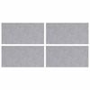 vidaXL Schodov&eacute; n&aacute;&scaron;lapy Obd&eacute;ln&iacute;kov&yacute; 4 pcs Stř&iacute;brn&aacute; 50 x 25 cm Hlin&iacute;k
