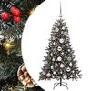 vidaXL Uměl&yacute; v&aacute;nočn&iacute; stromeček Zelen&aacute; 120 cm PVC, plast a ocel