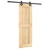 vidaXL Posuvn&eacute; dveře 70 x 210 cm Masivn&iacute; borov&eacute; dřevo (neupraven&eacute;)