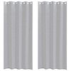 vidaXL Voile Z&aacute;clona 2 ks Tmavě &scaron;ed&aacute; 260 x 140 cm Polyester