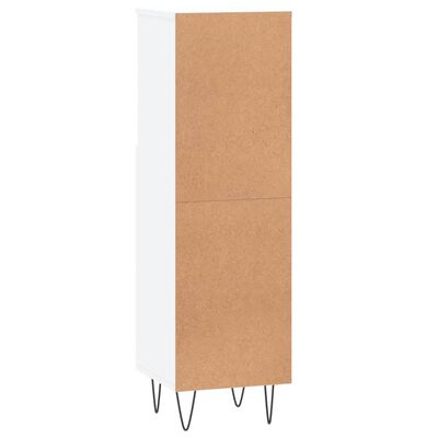 vidaXL Koupelnová skříňka bílá 30 x 30 x 100 cm kompozitní dřevo