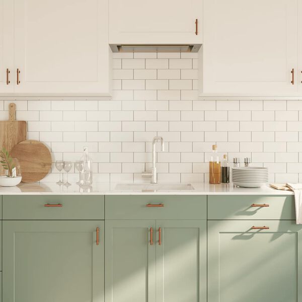 vidaXL Nábytkové úchytky 10 ks bronzové 64 mm nerezová ocel