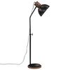 vidaXL Stojac&iacute; lampa 25 W čern&aacute; 30 x 30 x 100&ndash;150 cm E27