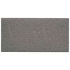 vidaXL N&aacute;stěnn&yacute; čeln&iacute;k 12 pcs Světle &scaron;ed&aacute; 30 x 15 cm textil