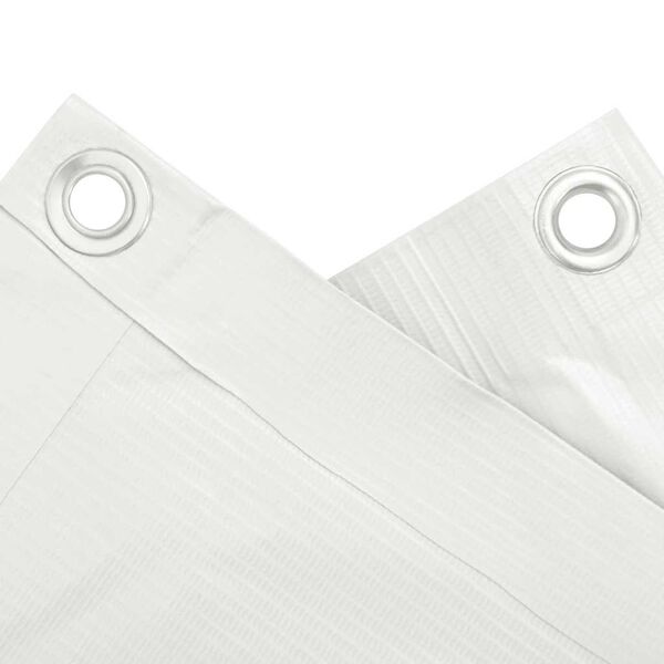 vidaXL Balkonov&aacute; z&aacute;stěna b&iacute;l&aacute; 700 x 120 cm PVC