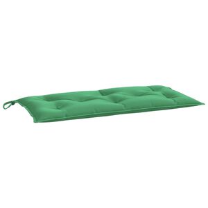 vidaXL Podu&scaron;ka na zahradn&iacute; lavici zelen&aacute; 100x50x7 cm oxfordsk&aacute; l&aacute;tka