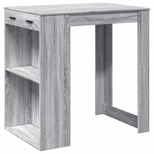 vidaXL Barov&yacute; stůl &scaron;ed&yacute; sonoma 102 x 70 x 103,5 cm kompozitn&iacute; dřevo