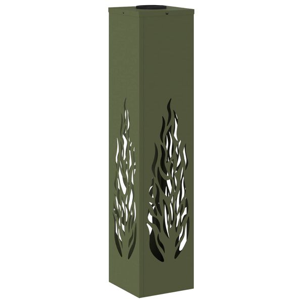 vidaXL Sol&aacute;rn&iacute; LED Cestovn&iacute; Světlo 2 pcs Olivově zelen&aacute;