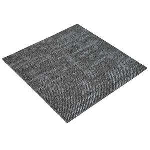 vidaXL Kobercov&aacute; dlaždice Antracitov&aacute; &scaron;ed&aacute; 50 x 50 cm 20 ks