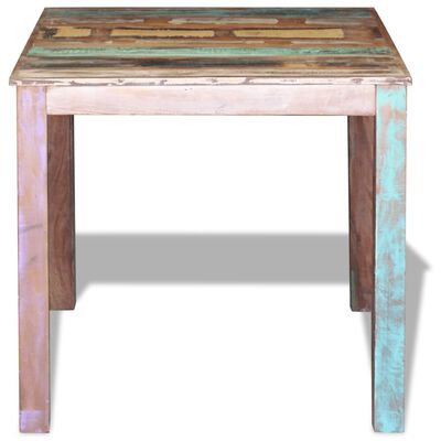 vidaXL Jídelní stůl masivní recyklované dřevo 80 x 82 x 76 cm