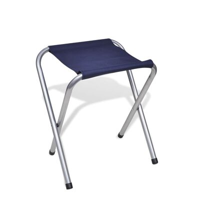 vidaXL Skládací kempingový set 6 stoliček nastavitelná výška 180x60 cm