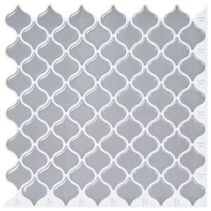 vidaXL Dlaždice Lanturn 50 ks &Scaron;ed&aacute; 27 x 27 cm Polyuretan a PET