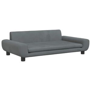 vidaXL Pel&iacute;&scaron;ek pro psy tmavě &scaron;ed&yacute; 100 x 54 x 33 cm samet