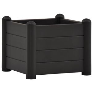 vidaXL Vyv&yacute;&scaron;en&yacute; z&aacute;hon PP antracitov&yacute; 43 x 43 x 35 cm